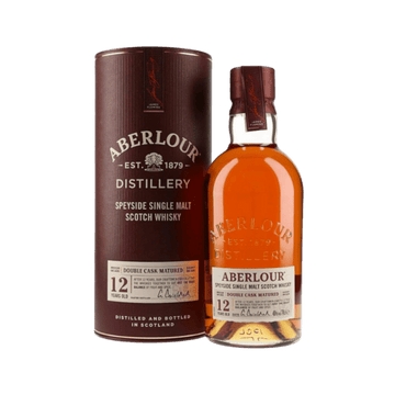 Aberlour 12 year old Speyside single malt Scotch whisky bottle and box