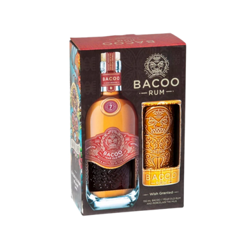 Bacoo 7YO ar TIKI glāzi / rums / 40% / 0,7 l