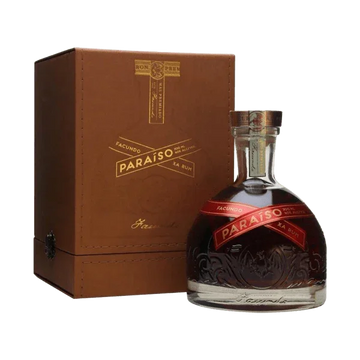 Facundo Paraiso XA Rum bottle and premium gift box on display