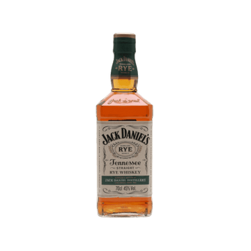 Jack Daniel's Tennessee Straight Rye Whiskey 70cl bottle with 45% alcohol by volume