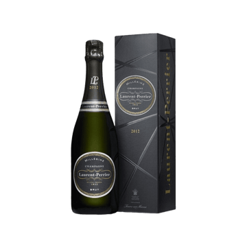 Laurent-Perrier Champagne Brut 2012 bottle with matching gift box