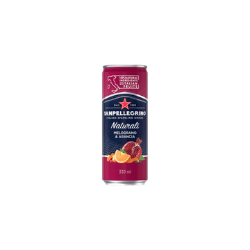 Sanpellegrino Melograno & Arancia / gāzēts bezalkoholisks dzēriens / 0,33 l - premiumdzerieni.lv