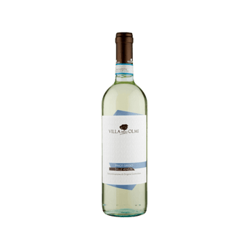 Villa degli Olmi Pinot Grigio Delle Venezie white wine bottle with brown cap and light label