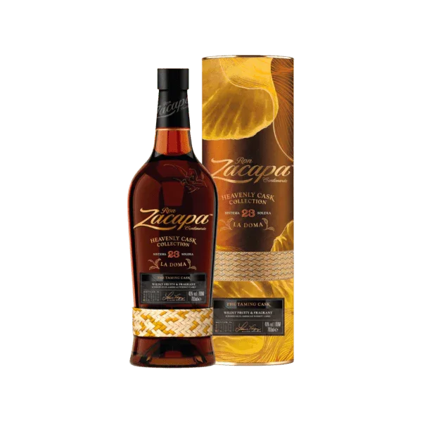Premium Ron Zacapa rum bottle and decorative box, Heavenly Cask Collection, 23 La Doma edition