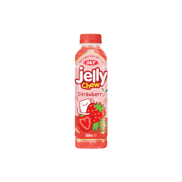 OKF Jelly Chew Strawberry Drink / bezalkoholisks dzēriens / 0,5 l