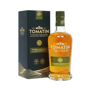 Tomatin 12 YO / viskijs / 43 % / 1 l