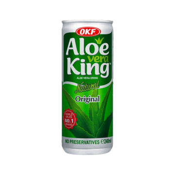 OKF Aloe Vera King Drink / gāzēts bezalkoholisks dzēriens / 0,24 l