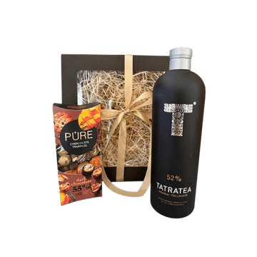 Tatratea Original Tea Liqueur + Pure Chocolate Truffles / dāvanu komplekts / 52 % / 0,7 l