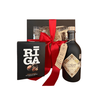 The Illusionist Dry Gin + Pure Chocolate Truffles / dāvanu komplekts / 45 % / 0,5 l