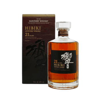 Hibiki 21 YO 0,7 l (43 %) dāvanu kastē - izcils Japānas viskijs ar rozīņu, aprikožu, karameles, medus un Mizunara ozola notīm. Pasūtīt tagad!